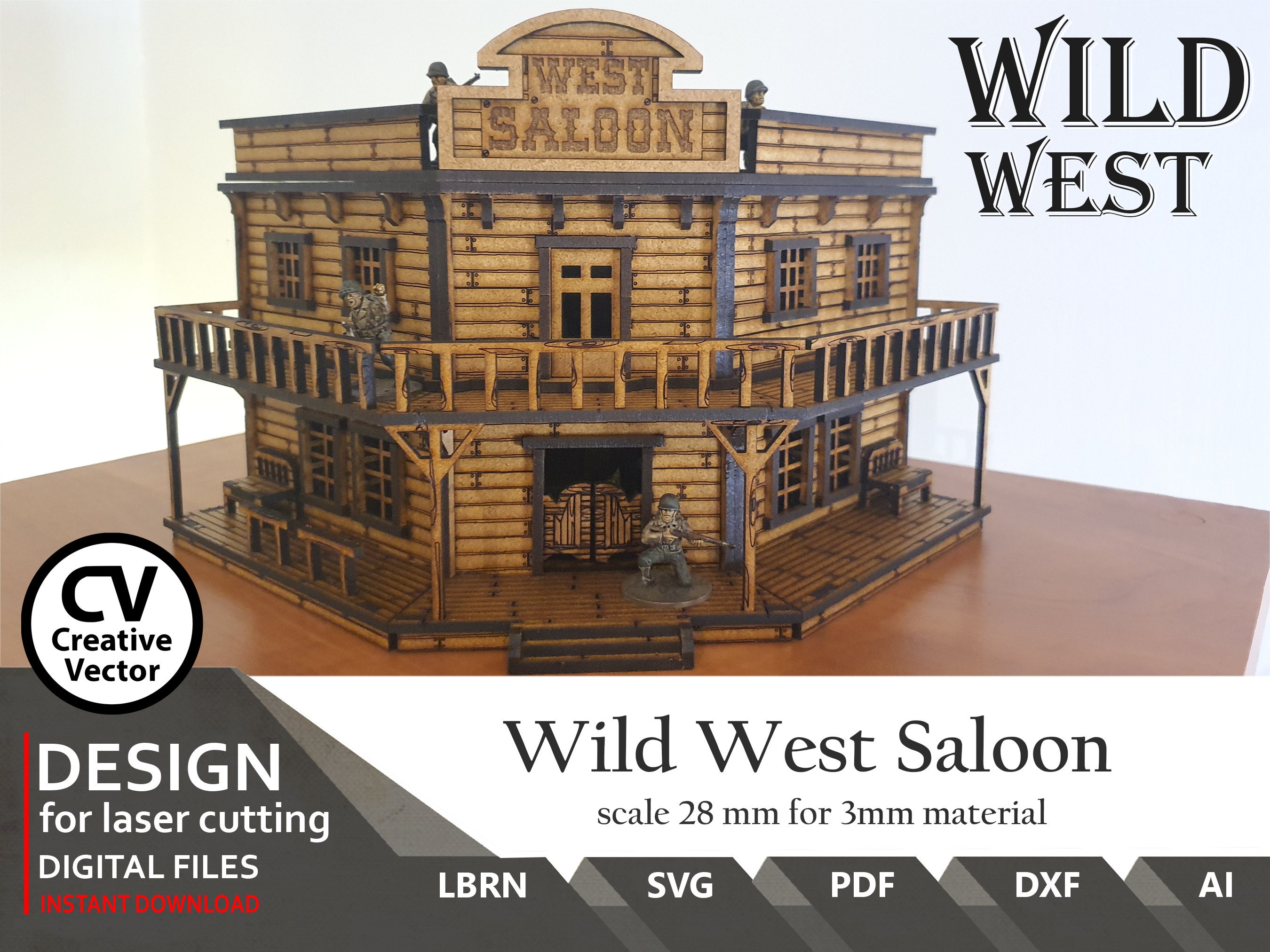 Wild West Saloon O Scale 
