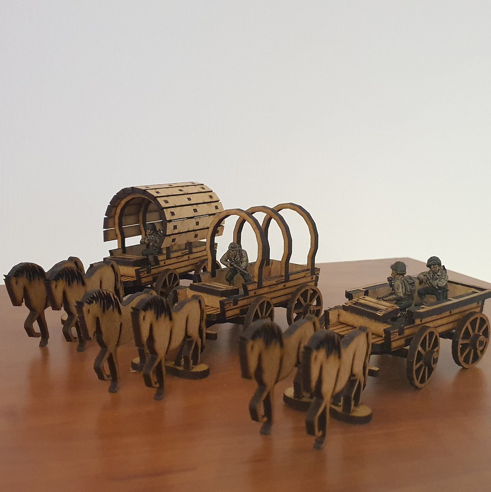 Wild West Wagon Files for Laser Cut : 3D Miniatures (digital Download ...