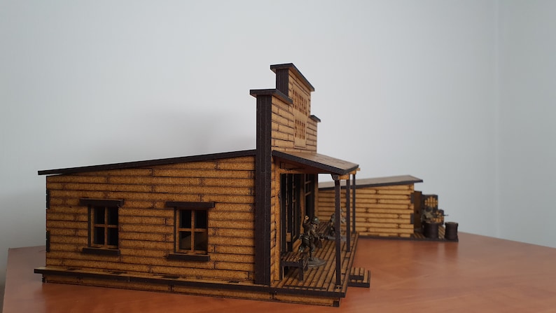 Wild West General Store project for laser cutting xtool lightburn files for laser