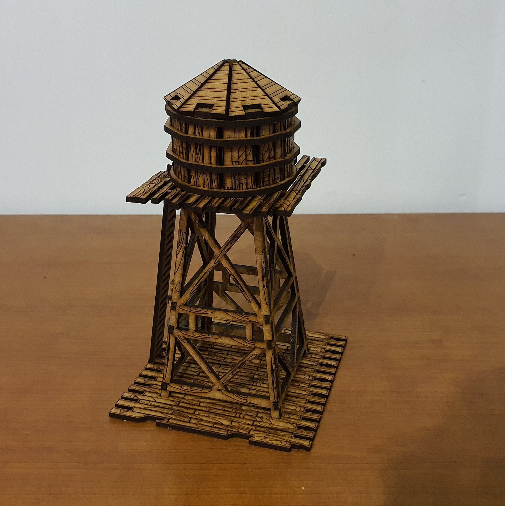 Wild West Water Tower Files for Laser Cut : 28-34mm Scale (digital ...