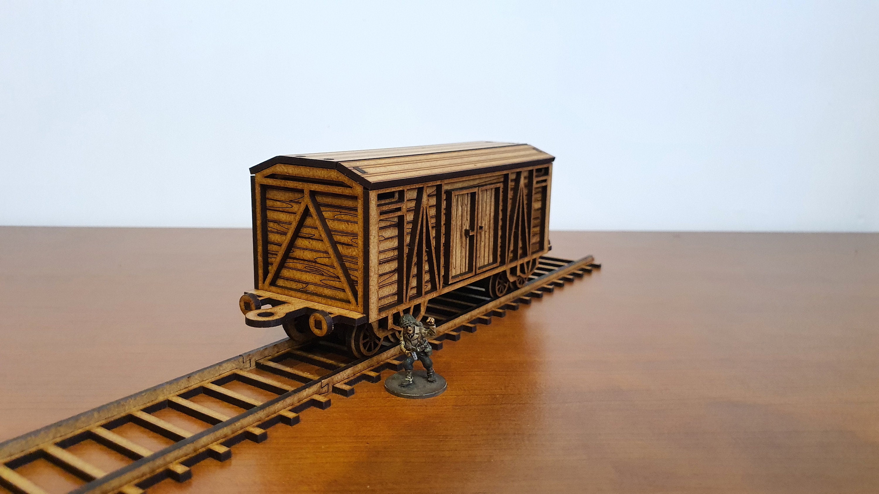 Wild West Freight Wagon + Rails: Files for Laser Cut (28mm-34mm Scale ...