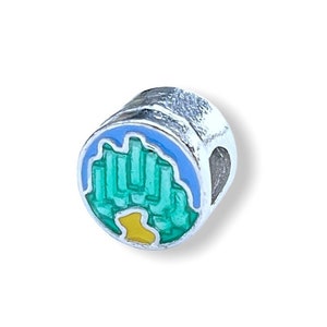 Yellow Brick Wizard Charm