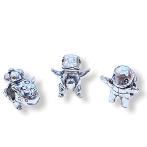 Pocket Monsters Starters Charm Set or Individual