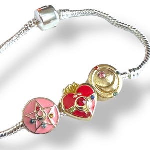 Anime Hero Brooch Set of  3 Charms