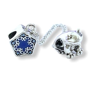 Chocolate Magical Frog Charm Chain fits Pandora