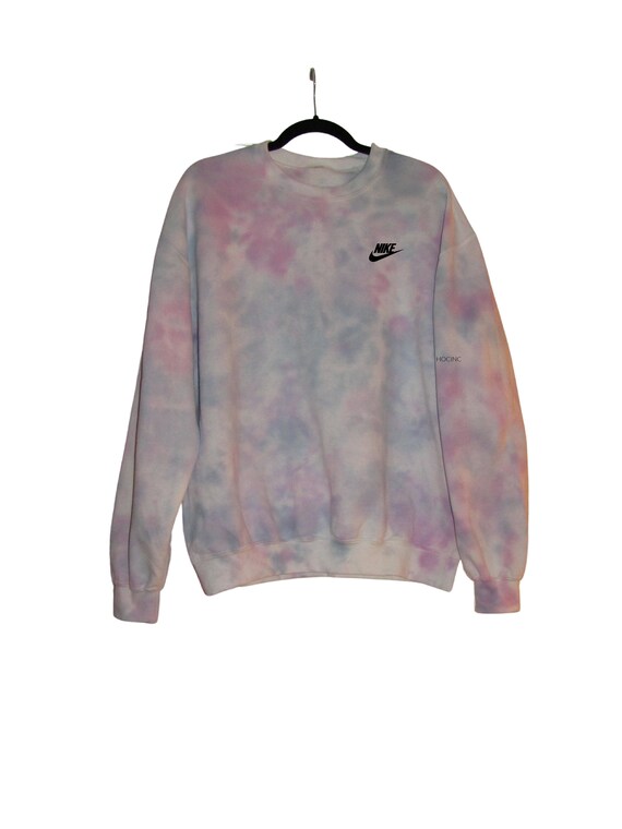 Nike Tie Dye Sweatshirt Crewneck or hoodie ice dye or Etsy
