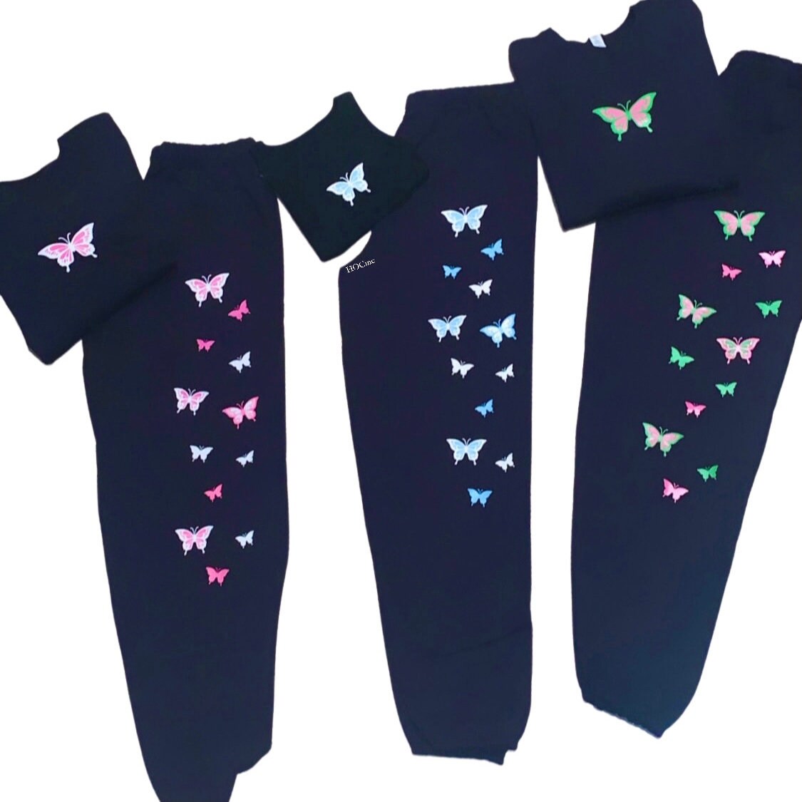 butterfly sweatshirt and sweatpants set