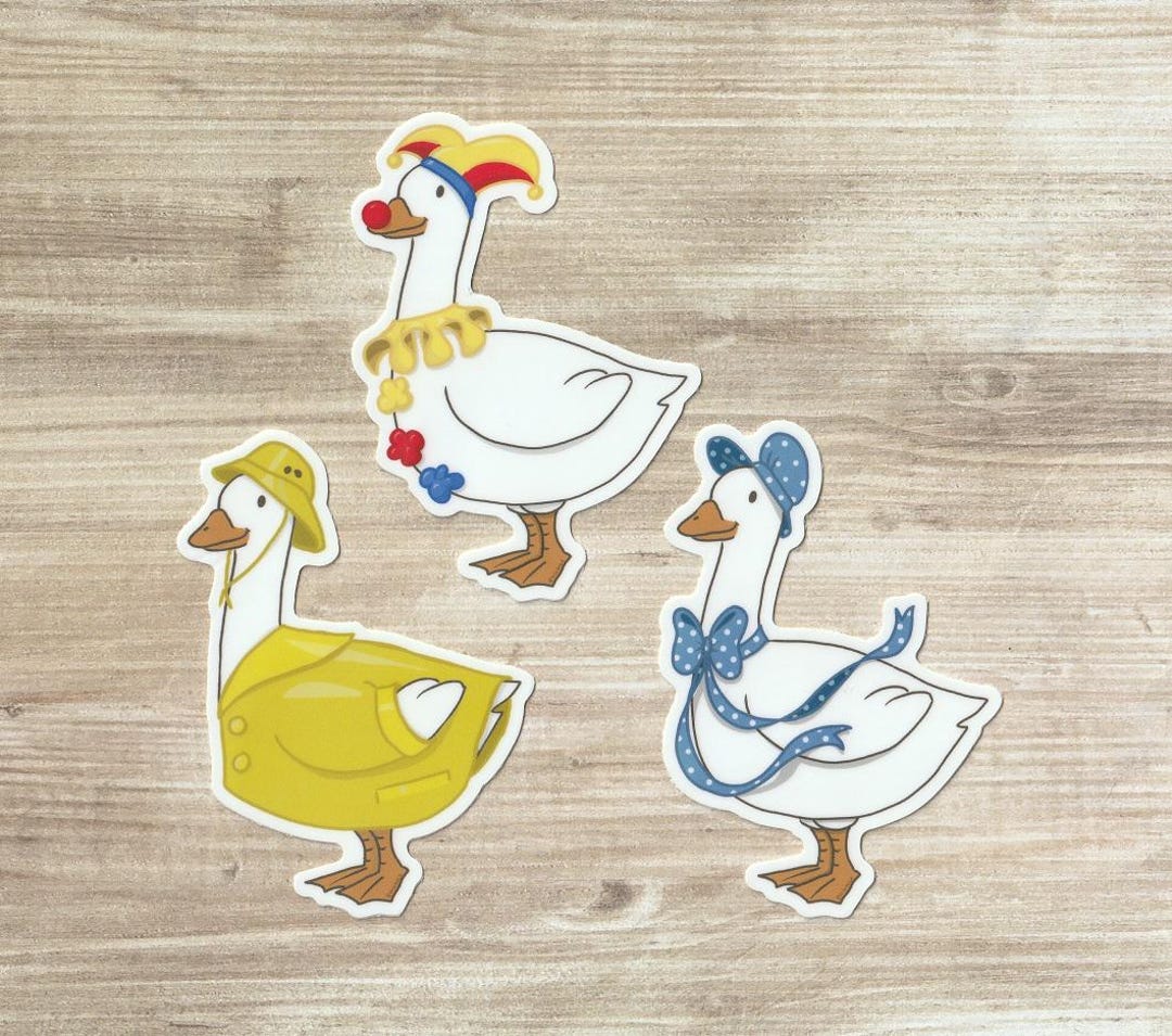 Sticker Bundle Goose Gaggle of Silly Geese Stickers - 3 Pack - Etsy