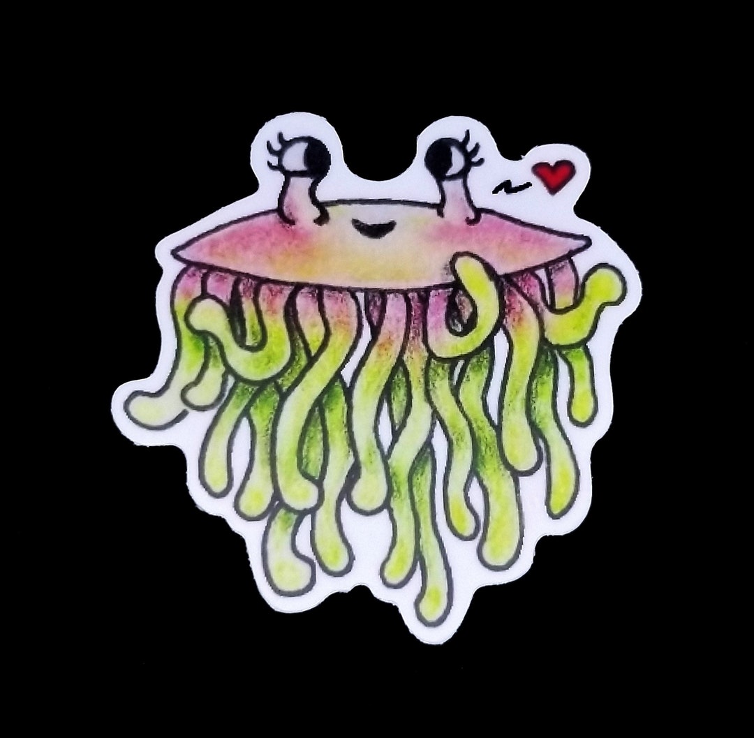 Flumph Cuddly Dungeon Darling Sticker - Etsy