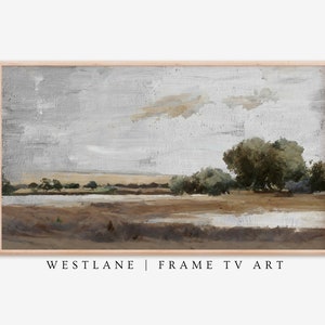 Frame TV Art Modern Country Painting | Farmhouse Living Room Decor Samsung TV Art DIGITAL Download TV344