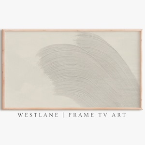 Neutral Samsung Frame TV Art | Texture Modern Painting | DIGITAL TV Download TV144