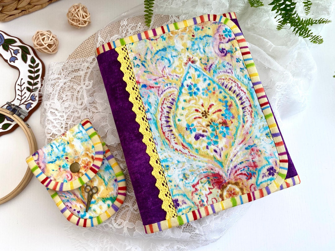 Rainbow Folder Organizer, Project Folder Organizer, Purple Textile
