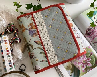 Project Bag for Embroidery, for Cross Stitch, for Sewing, Large  Personalized Zipper Pouch, Gift for Crafters, Makers, Women Fried Egg Poppy  