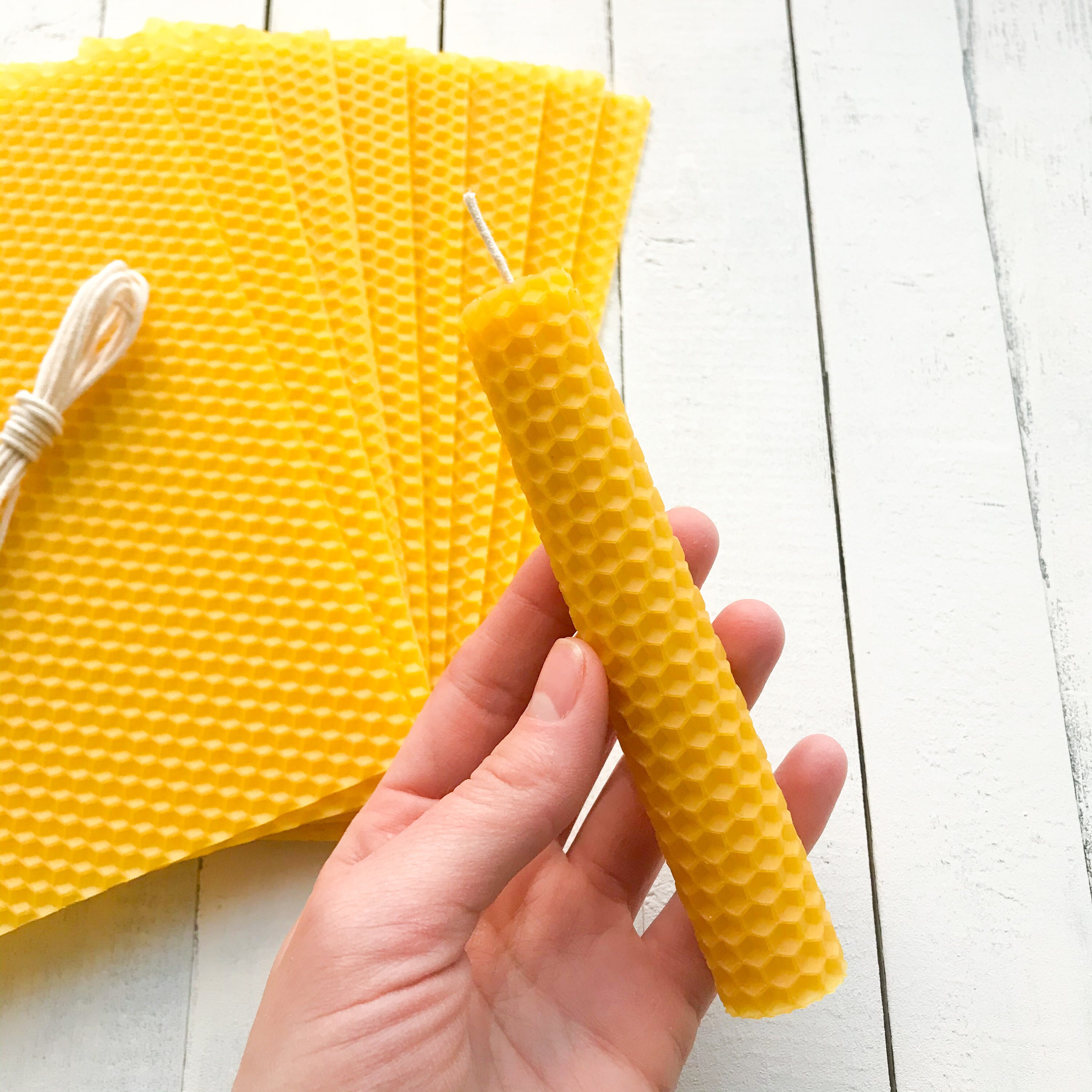 Beeswax Sheets 5x8 DIY Candle Kit Candle Making Kit Etsy