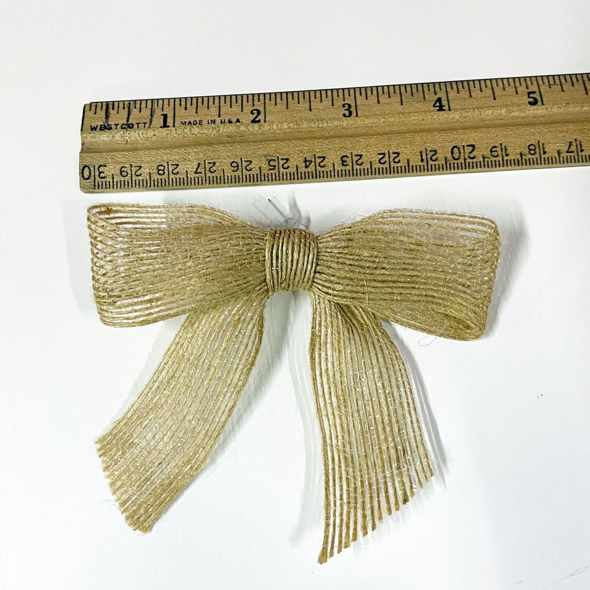 Burlap Jute Pretied Bows 7/8Inch wide 4 Inch Bows 96Piece Etsy
