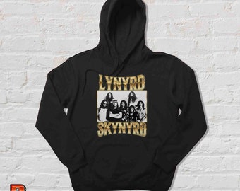 Lynyrd Skynyrd Hoodie: Vintage Rock Music Band Unisex Clothing Ronnie Van Zant bootlag