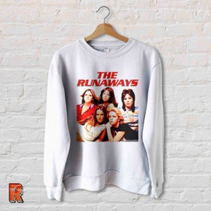The Runaways vintage sweatshirt american rock classic band unisex clothing perfect christmas gift