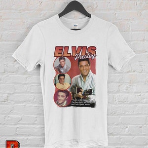 Vintage Elvis Presley T-Shirt: Rock n Roll Music Unisex Tee