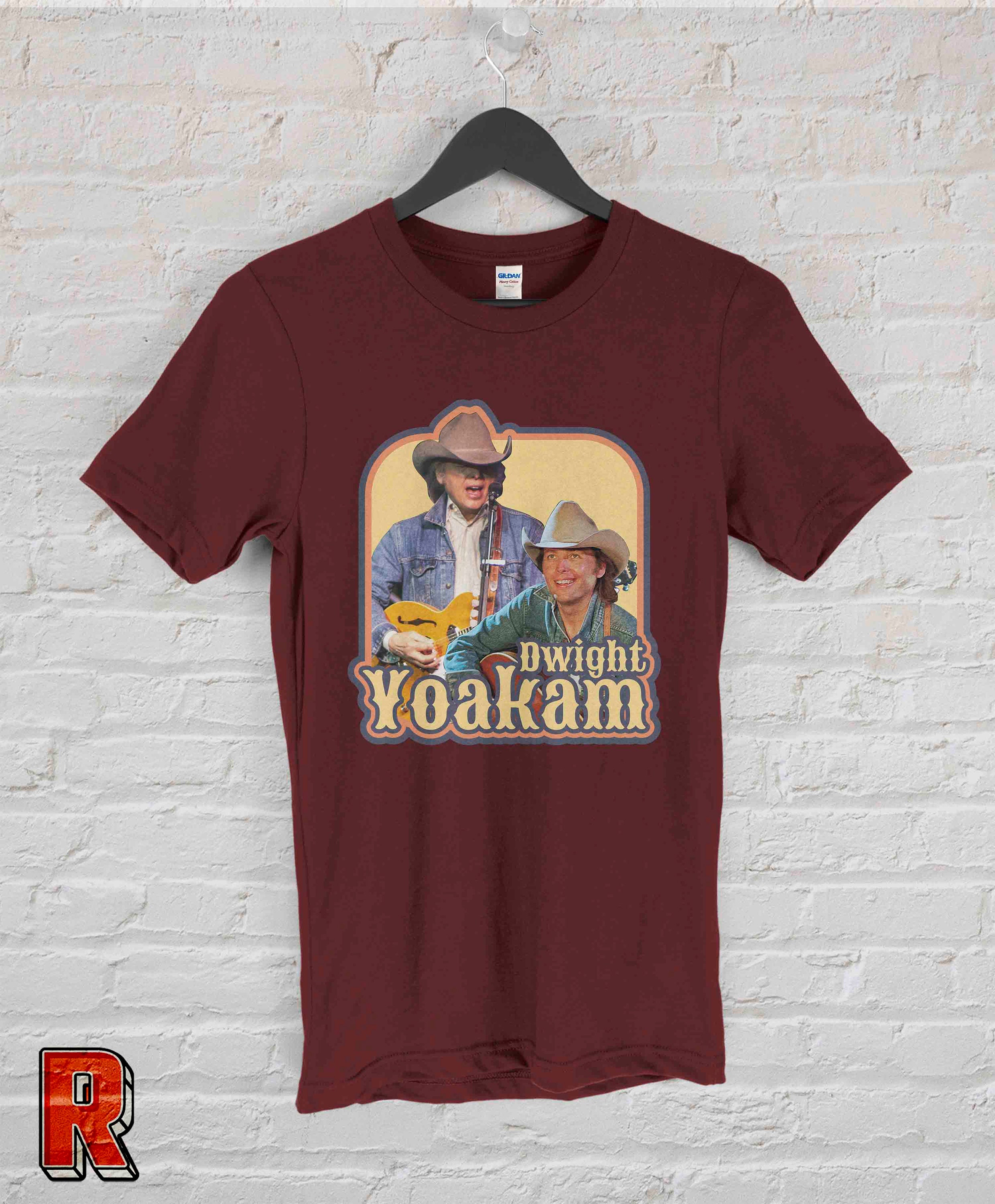 90s Brockum - Dwight Yoakam tシャツ Vintage Dwight Yoakam T-shirt: Classic Country Music Legend - Etsy