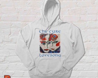 The Cure Lovesong Hoodie: Vintage Retro Music Apparel