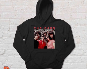 Vintage 90s The Cars Band Hoodie - Rock Music Unisex