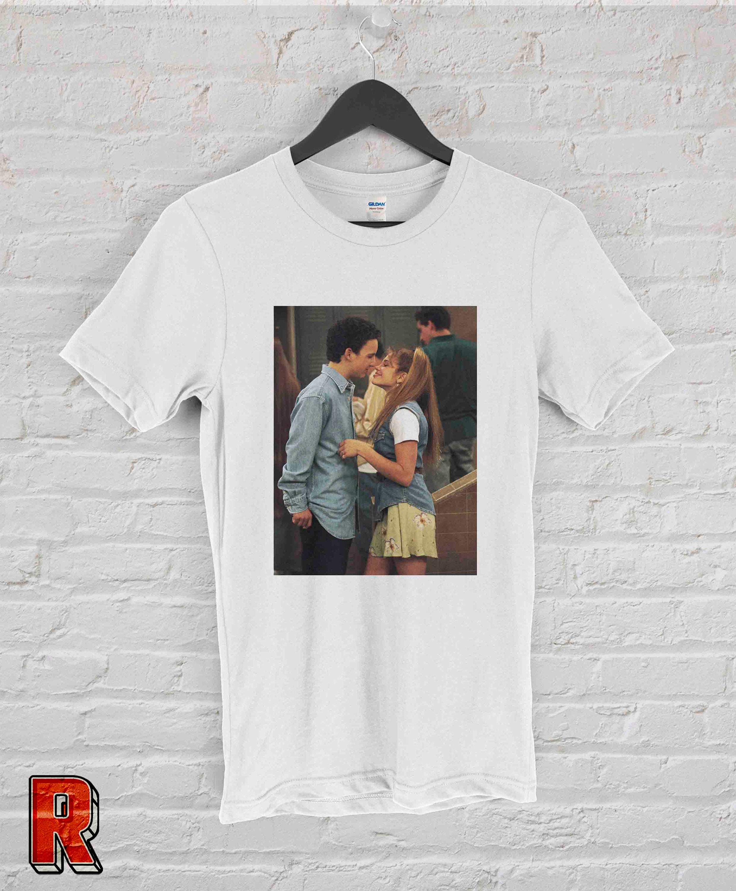 Boy Meets World Cory & Topanga T-Shirt Funny gift Men and | Etsy