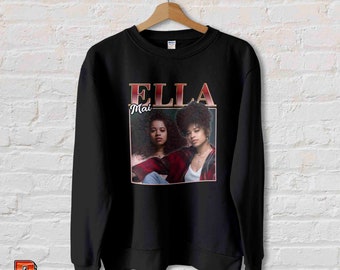 Ella Mai Sweatshirt: Retro 90s Hip Hop RnB Unisex Crewneck