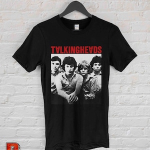 Talking Heads Remain In Light Shirt Talking Heads Vintage Punk Rock Retro T-shirt 80s&#39; 90s T-shirt Unisex Black White
