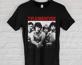 Talking Heads Remain In Light Shirt Talking Heads Vintage Punk Rock Retro T-shirt 80s' 90s T-shirt Unisex Black White