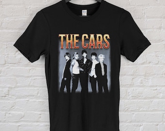 T-shirt The Cars Band vintage des années 90 - T-shirt unisexe musique rock rétro
