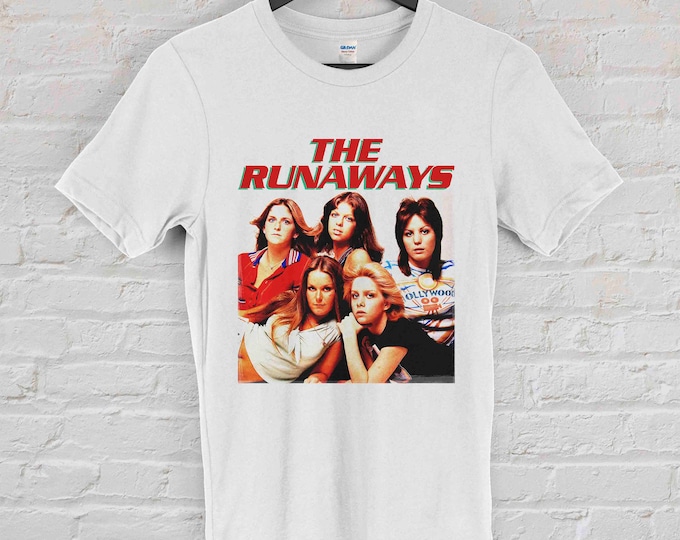 The Runaways vintage shirt american rock classic band unisex clothing perfect gift