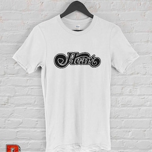 Heart Band Vintage Style T-Shirt: American Rock Music Gift