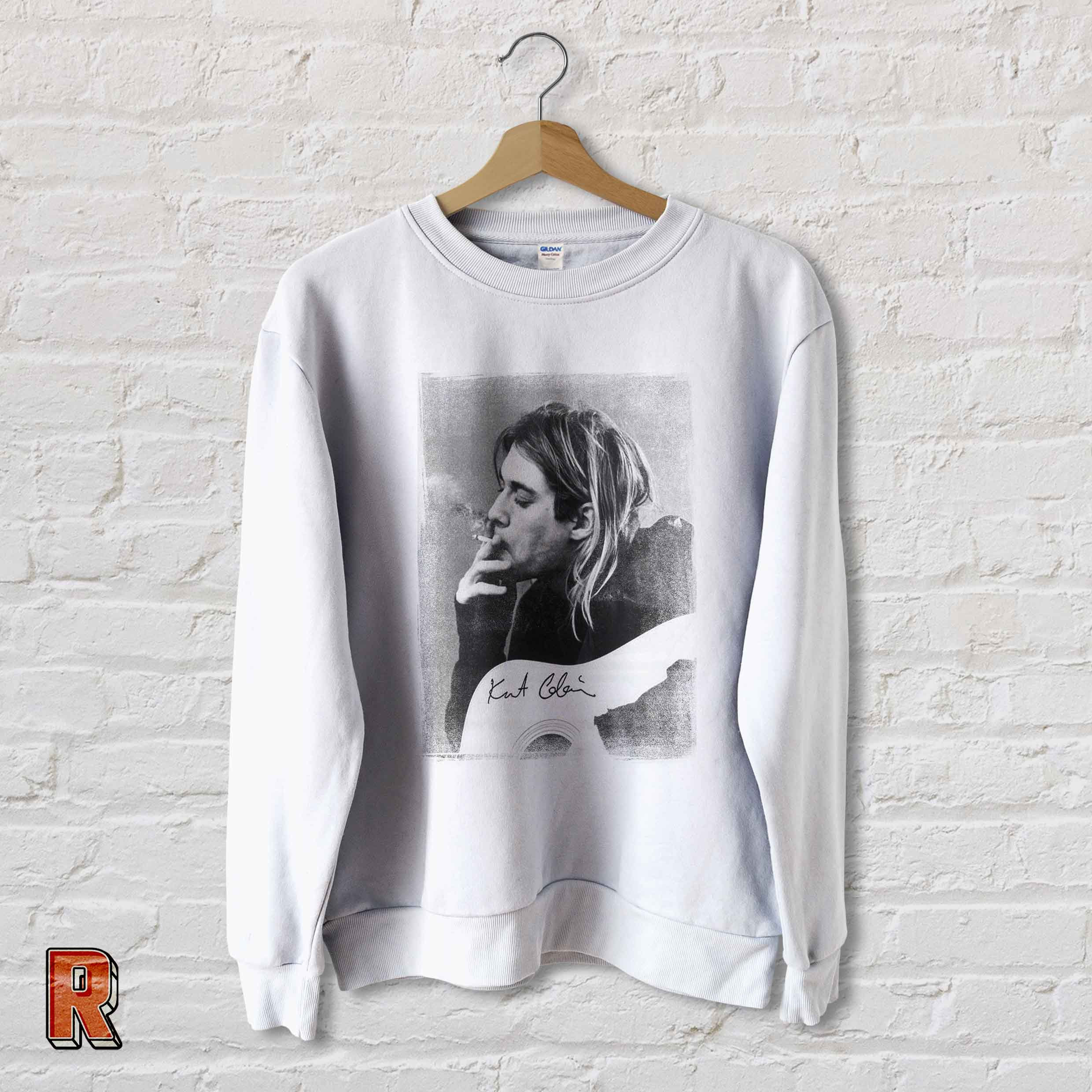 Kurt Cobain Sweatshirt Kurt Cobain Homage Sweatshit Unisex