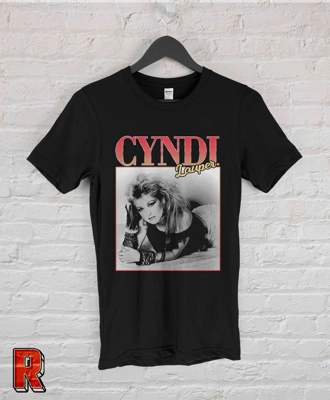 ヴィンテージCyndi Lauper & Cher Tシャツ Cyndi Lauper A Night to Remember Adult Short Sleeve T Shirt