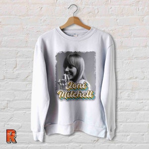 Vintage Joni Mitchell Sweatshirt: 90s Retro Pop Music Tribute