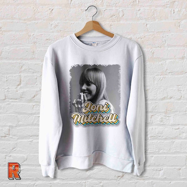 Vintage Joni Mitchell vintage sweatshirt A Tribute to a Musical Legend singer songwriter pop retro 90s sweatshirt Christmas perfect gift