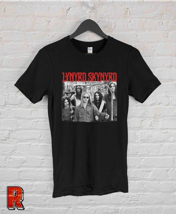 Lynyrd Skynyrd Shirt American Rock Music Band Ronnie Van