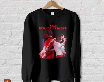 The White Stripes Sweatshirt: Vintage American Rock Duo Throwback