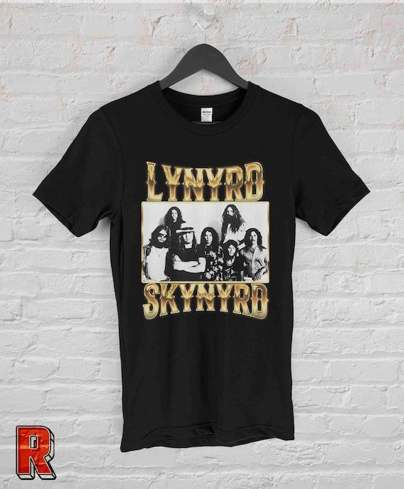Lynyrd Skynyrd Shirt American Rock Music Band Ronnie Van
