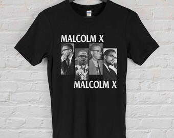 Malcolm X Vintage T-Shirt: Civil Rights Movement Clothing