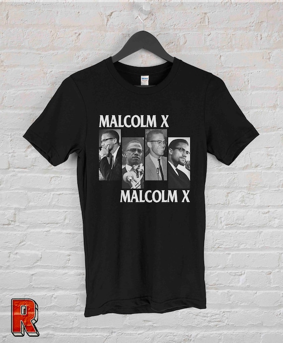 Malcolm X Vintage Shirt Civil Rights Movement Clothing Unisex 