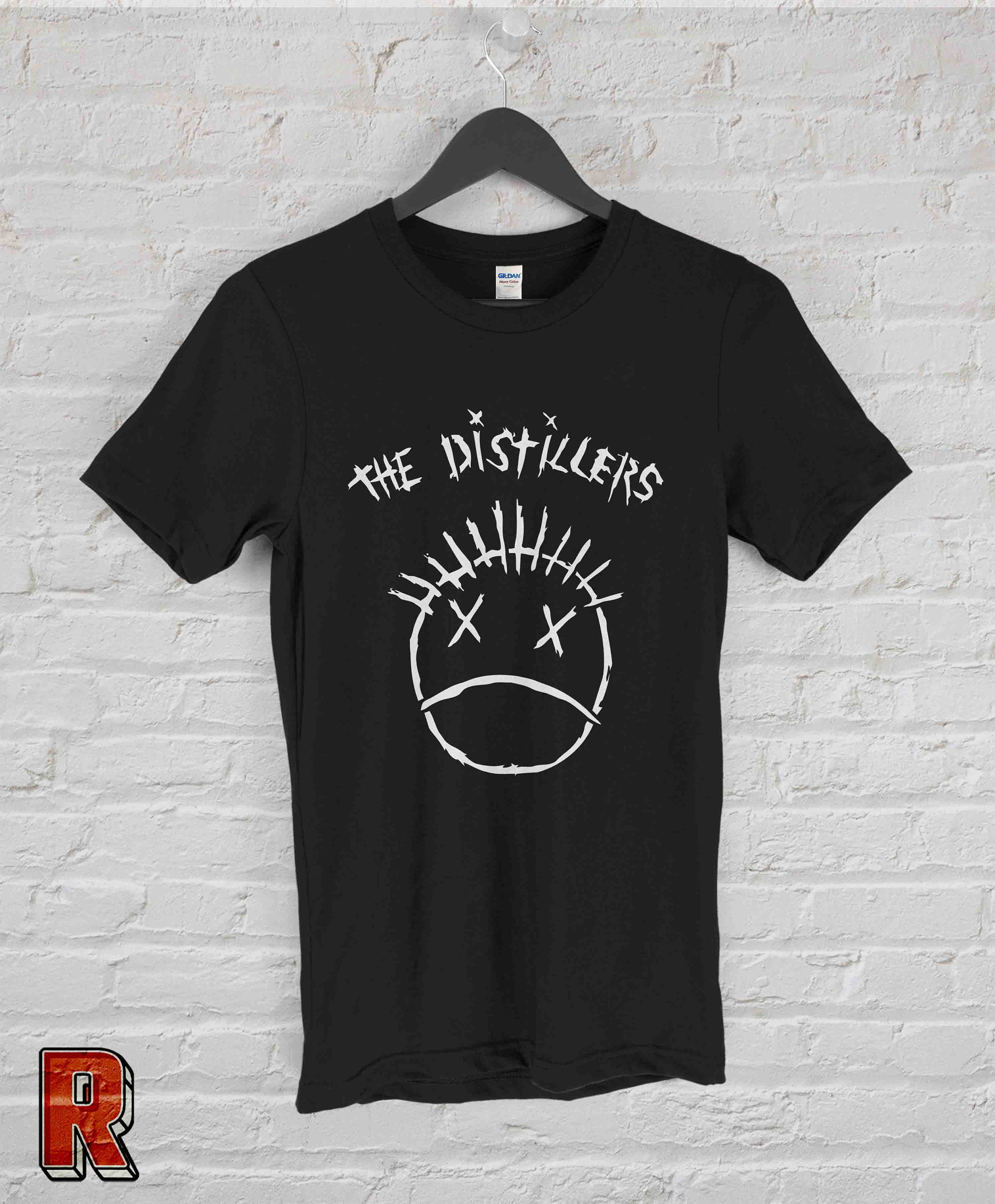 ミュージシャン The Distillers/2009'Tour T Shirt The Distillers punk rock band Black Unisex All sizes T-shirt
