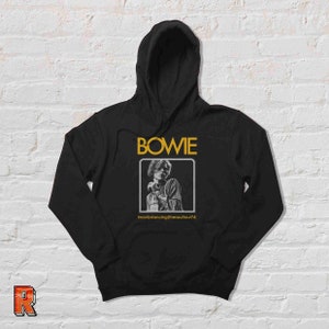David Bowie Vintage Hoodie: Retro Music Pop Rock Unisex