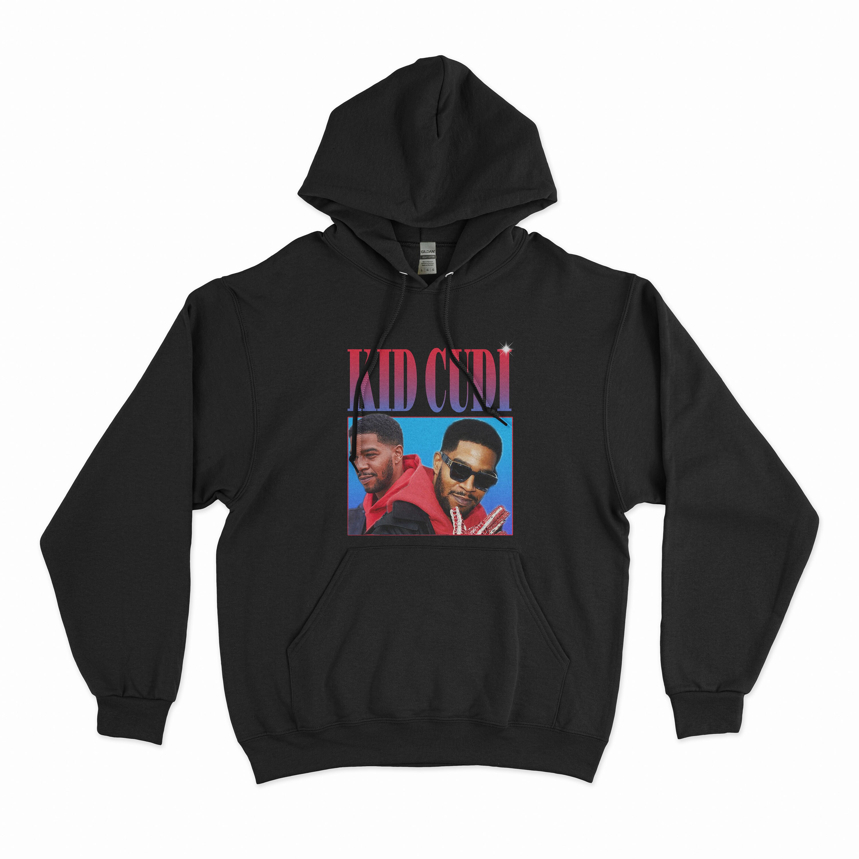 Kid Cudi Sweatshirt Rap Hip Hop Hoodie Retro 90s Rnb Hoodie Etsy UK