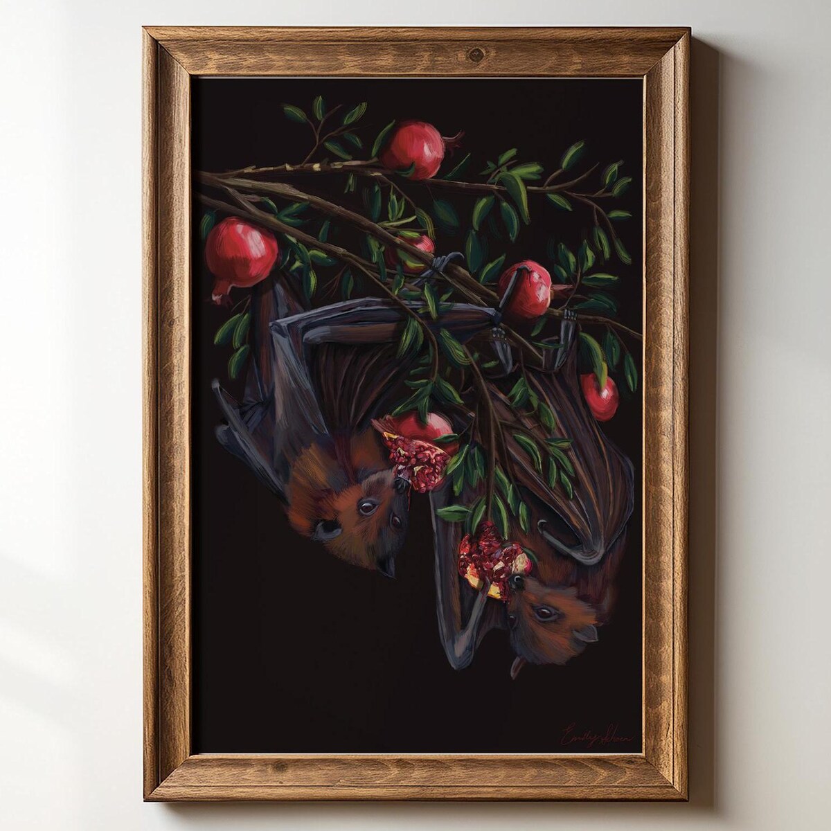 Fruit Bat Art Print 12"x18"