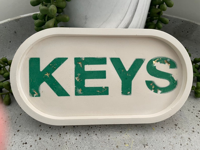Key Tray Key Dish Decorative Tray New Home gift Etsy