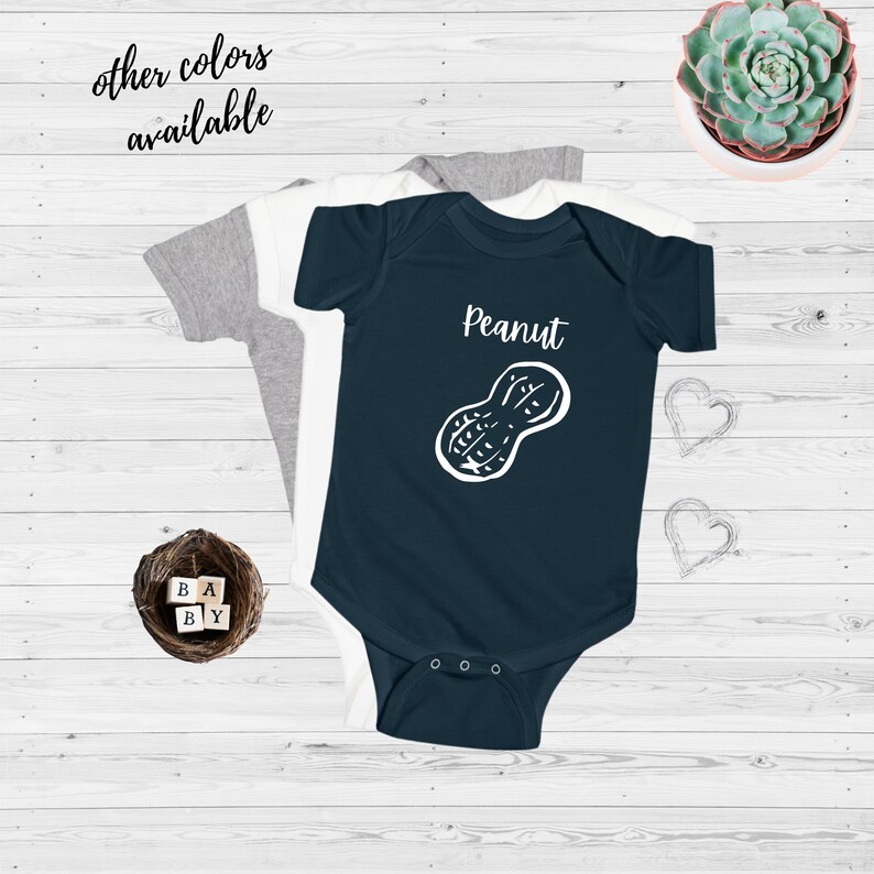 gender neutral baby clothes Baby Shower Gift Baby Girl Onesie\u00ae PEANUT BABY ONESIE\u00ae Baby Clothes Baby Boy Onesie\u00ae Onesie