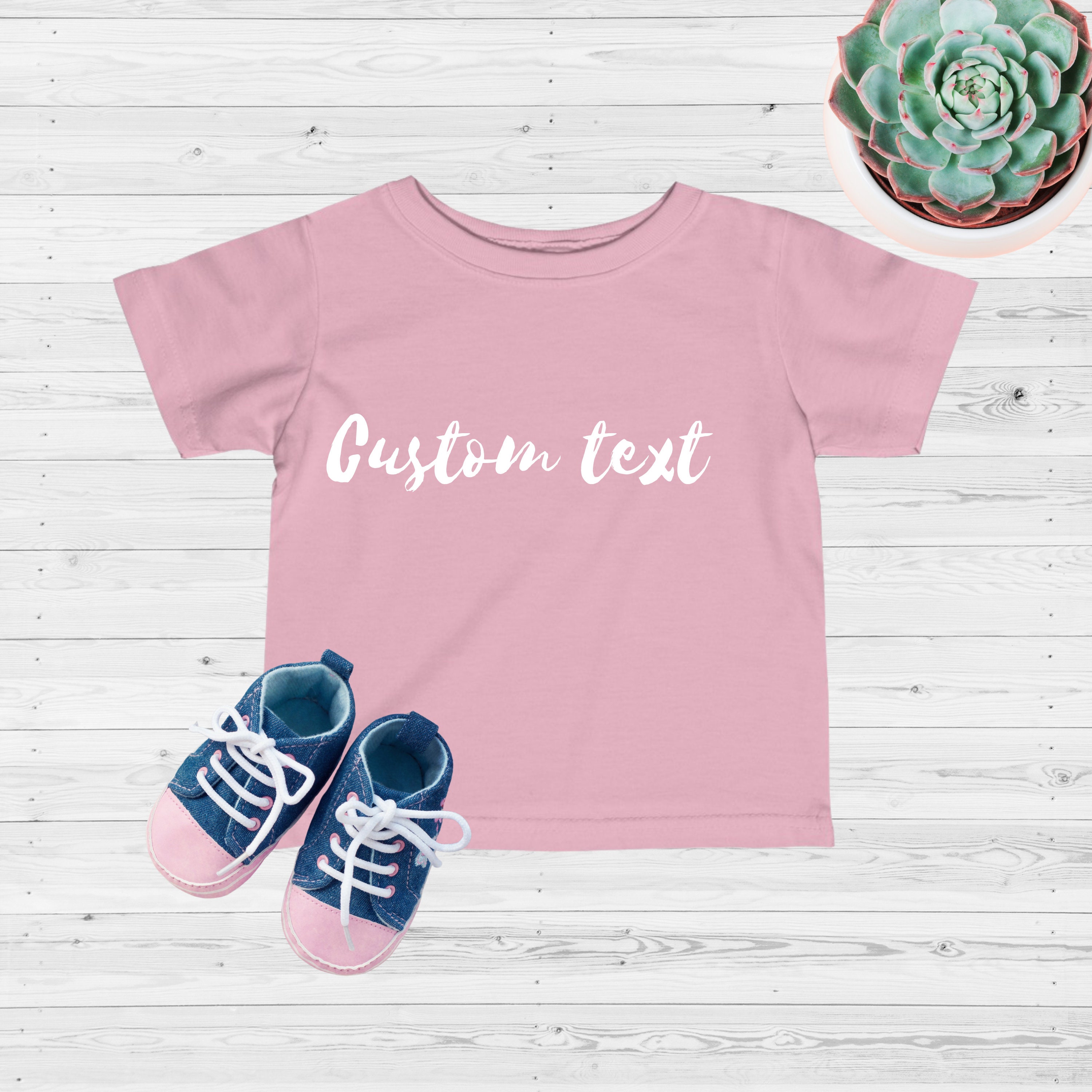 BABY CUSTOM SHIRT Personalized baby tshirt Children's Etsy
