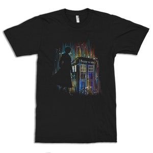 Maglietta Police Box Art, uomo donna tutte le taglie (pfa-226)