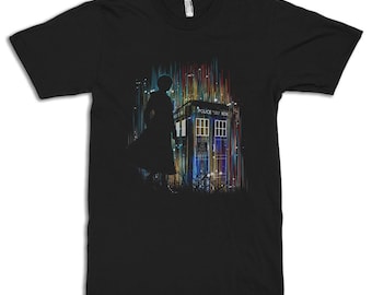 Police Box Art T-Shirt, Men&#39;s Women&#39;s All Sizes (pfa-226)